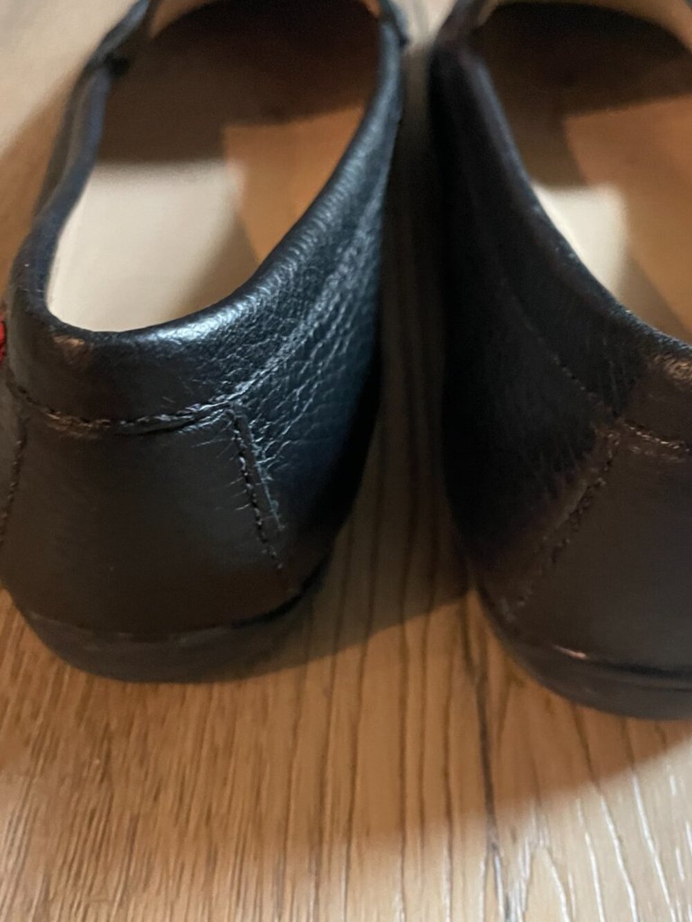Marc Joseph Beverley Road Shoes Women's 8 Black Leather Loafers Slip-on Casual! - Picture 6 of 7